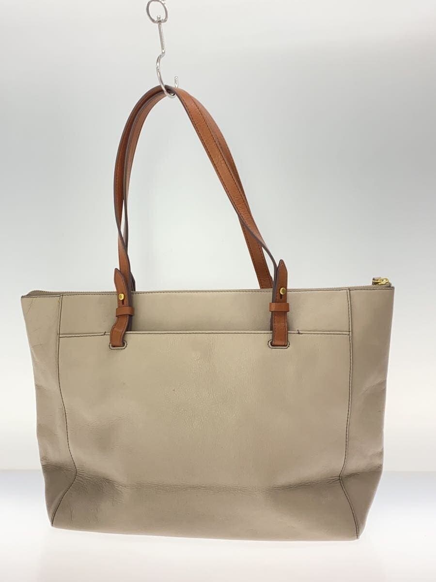 FOSSIL Rachel Tote Tote Bag Leather BEG 3