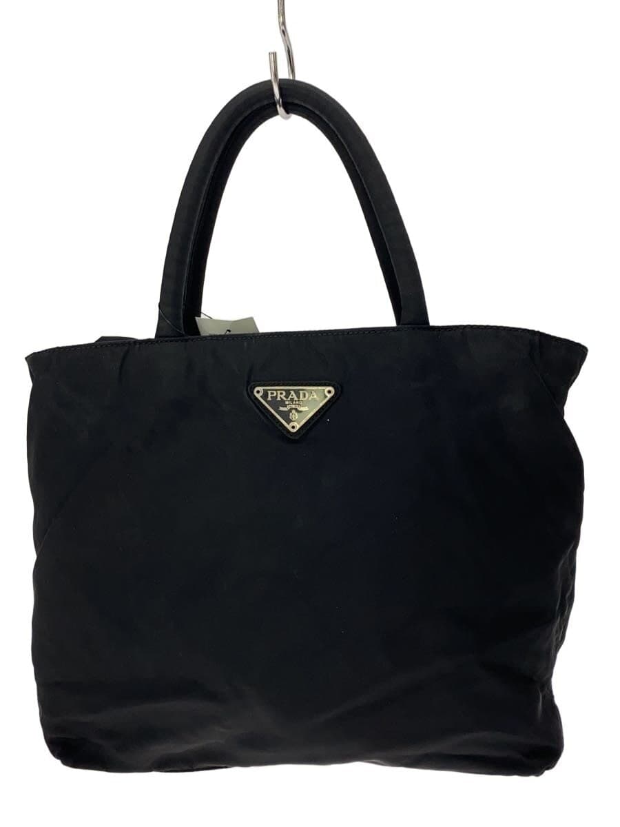 PRADA Handbag Nylon BLK