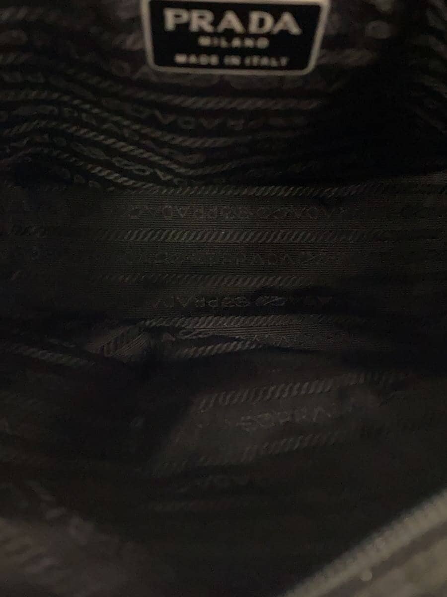 PRADA Handbag Nylon BLK 6