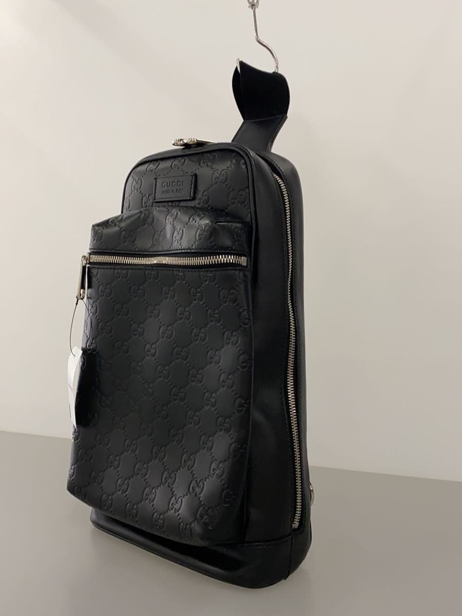 GUCCI Body Bag _ Guccissima Leather BLK 450970 CWCQJ 1000 2