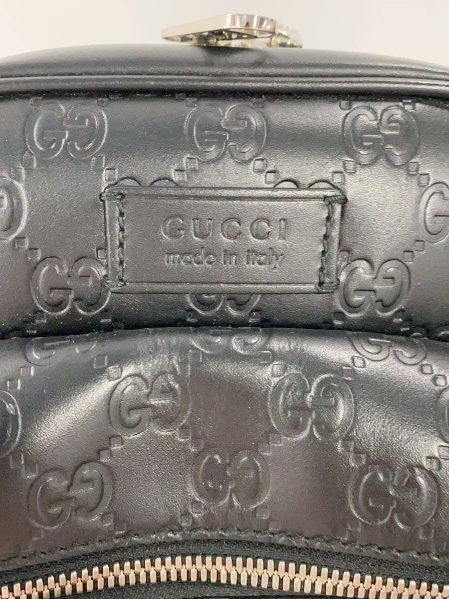 GUCCI Body Bag _ Guccissima Leather BLK 450970 CWCQJ 1000 5