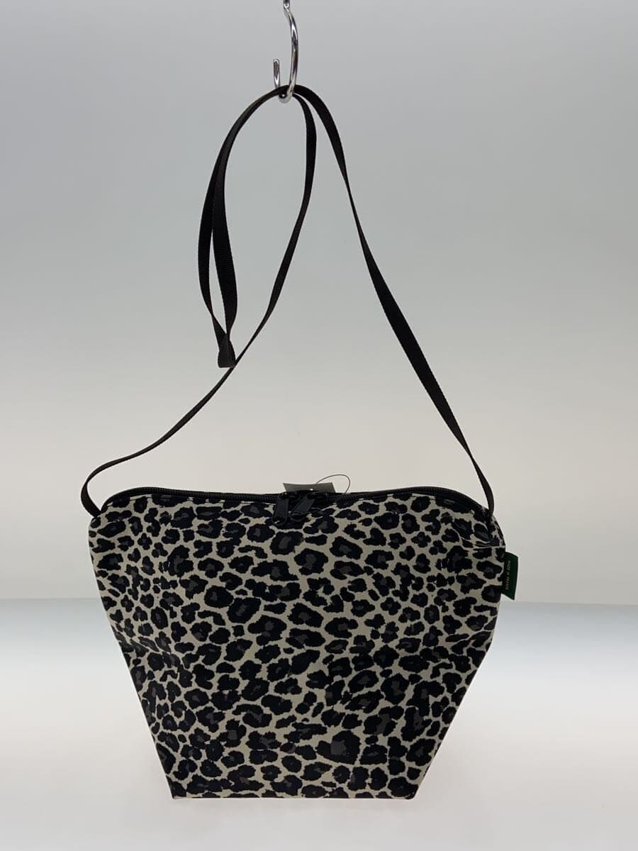 Herve Chapelier Shoulder Bag BLK Leopard 3