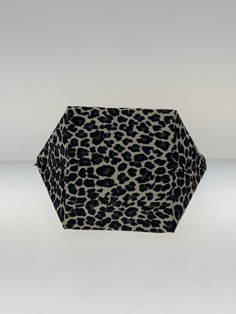 Herve Chapelier Shoulder Bag BLK Leopard 4