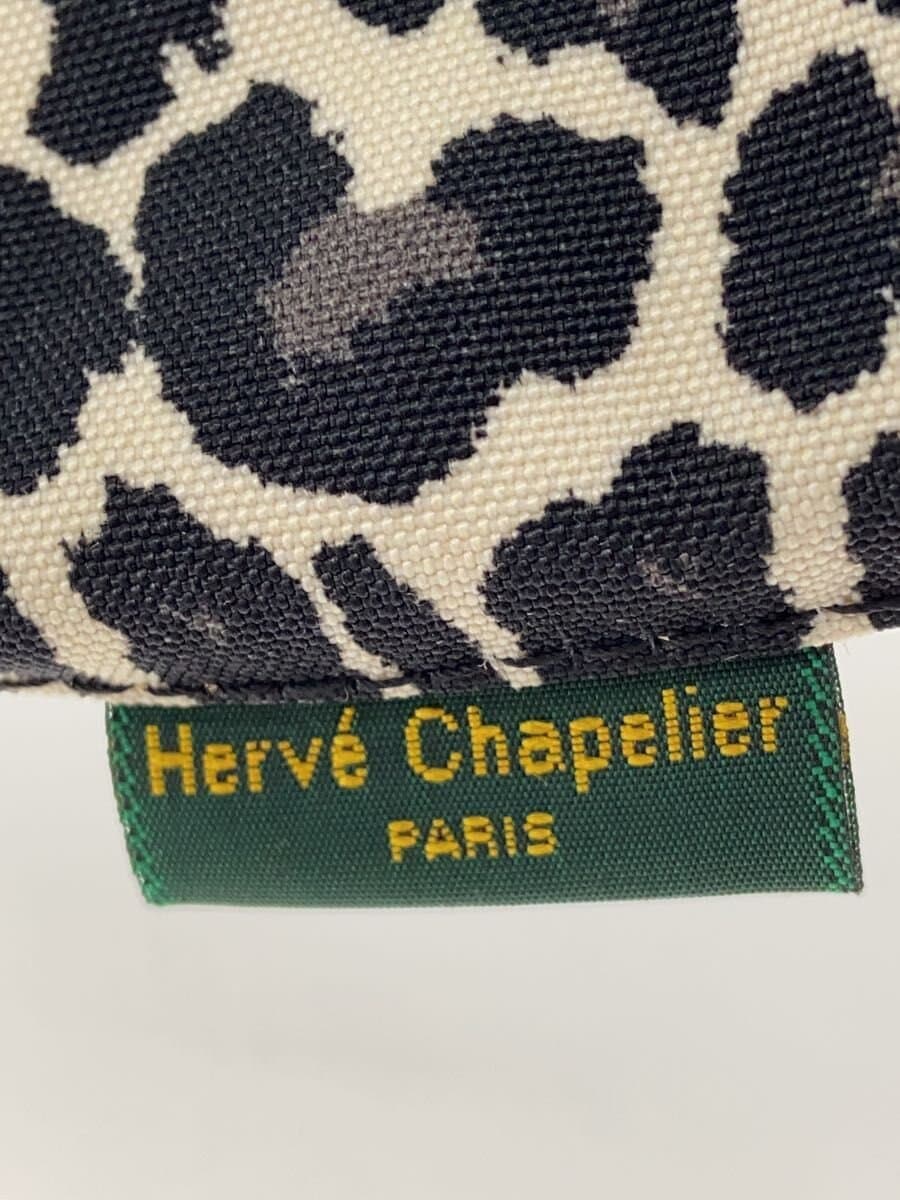 Herve Chapelier Shoulder Bag BLK Leopard 5