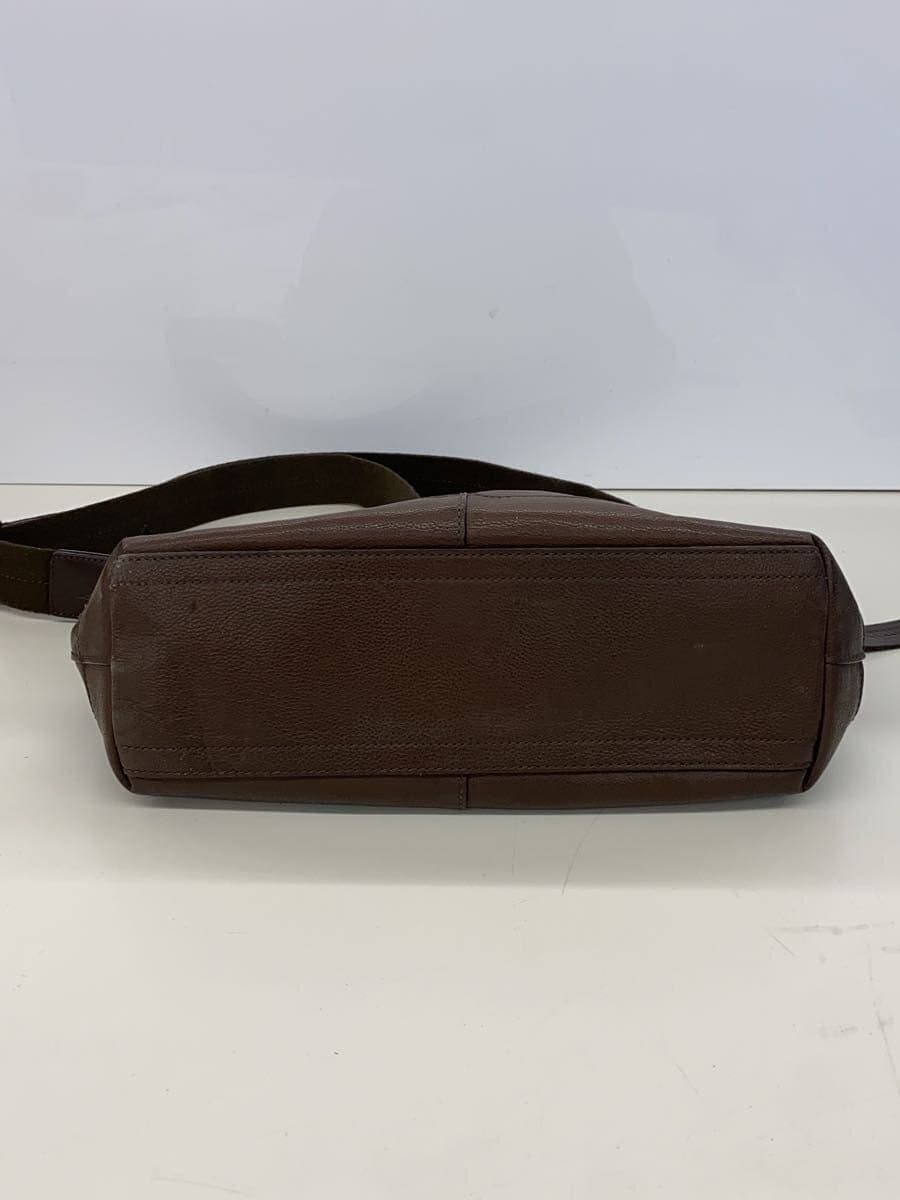 COACH Shoulder Bag Leather BRW 4