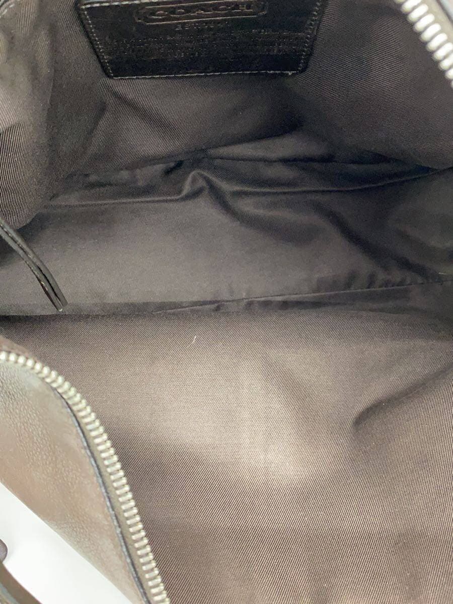 COACH Shoulder Bag Leather BRW 6