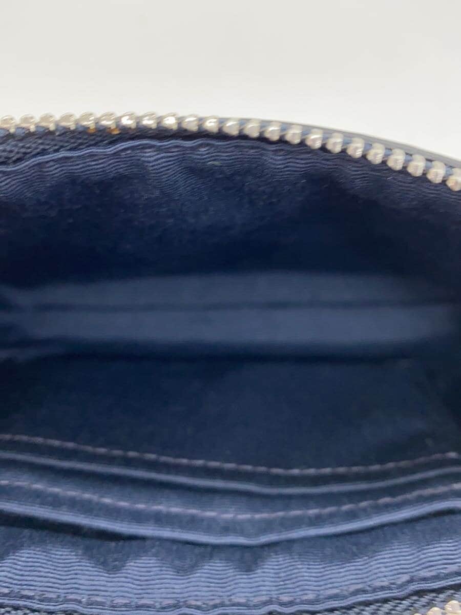 COACH Pouch Leather NVY All Over Pattern 88083 6