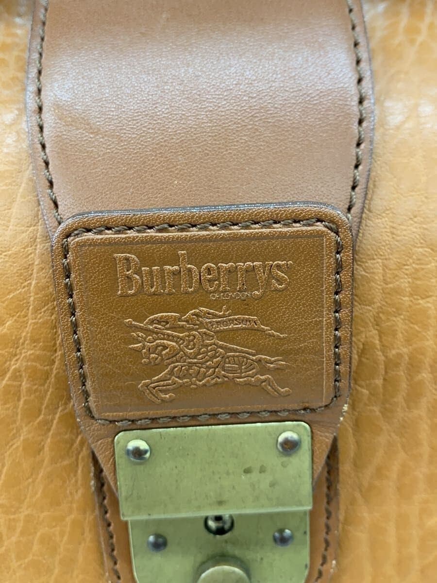 BURBERRYS Doctor Bag Leather BRW Solid 5