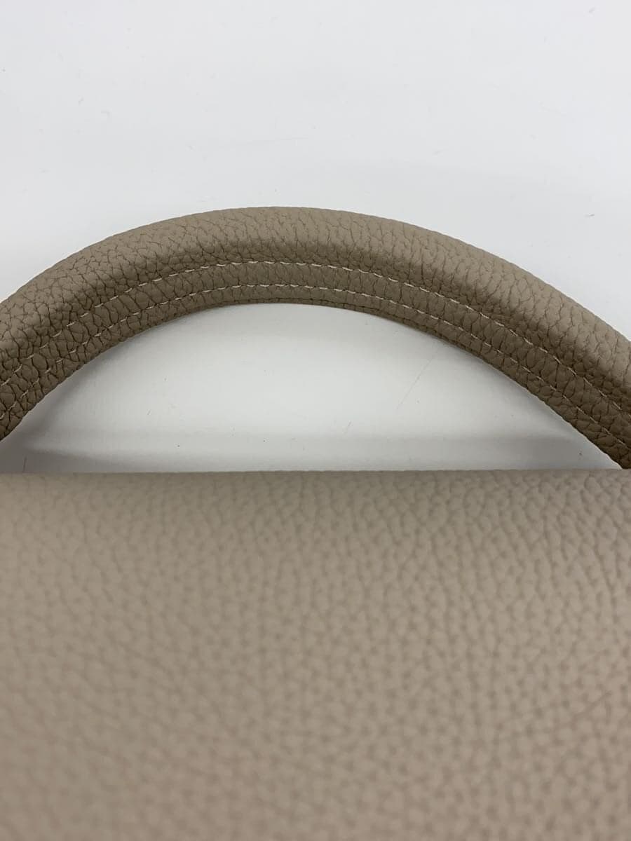 Ohaza Made Kaban Rayrow 32 Handbag Leather GRY Solid 7