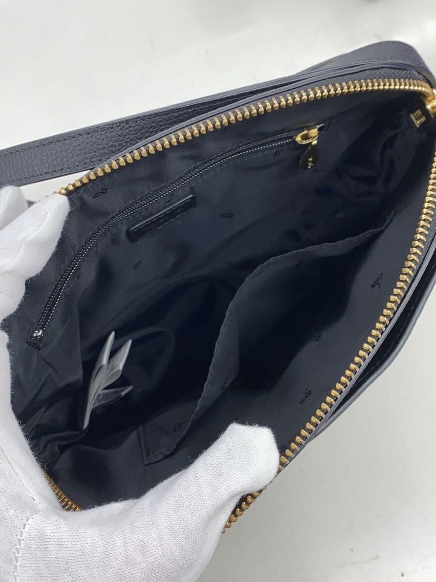 agnes b. shoulder bag leather BLK QAS02Z-03 8