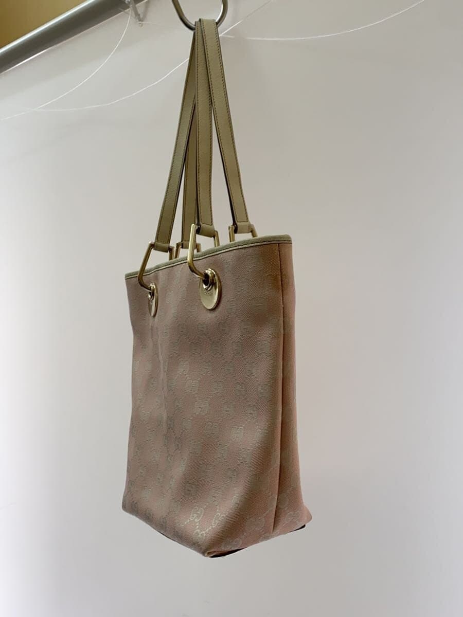 GUCCI Tote Bag_GG Canvas Canvas PNK 2