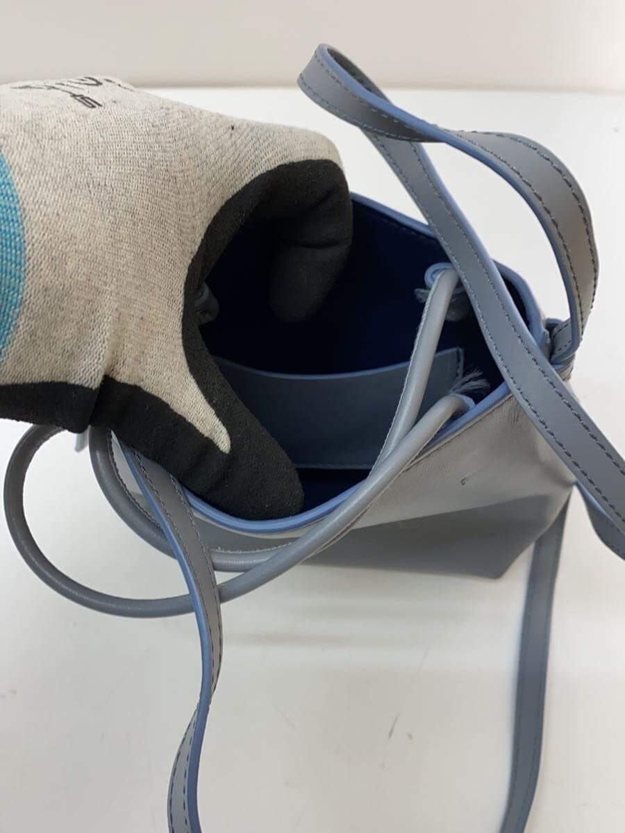 Chloe SENSE Sense Shoulder Bag Leather BLU 6