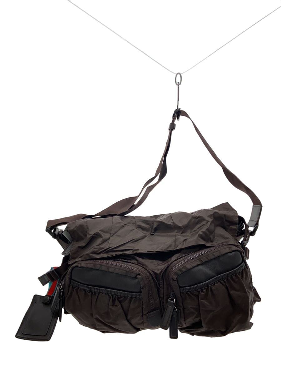 PLEATS PLEASE ISSEY MIYAKE Boston Bag Nylon BRW Solid PP04-AG631