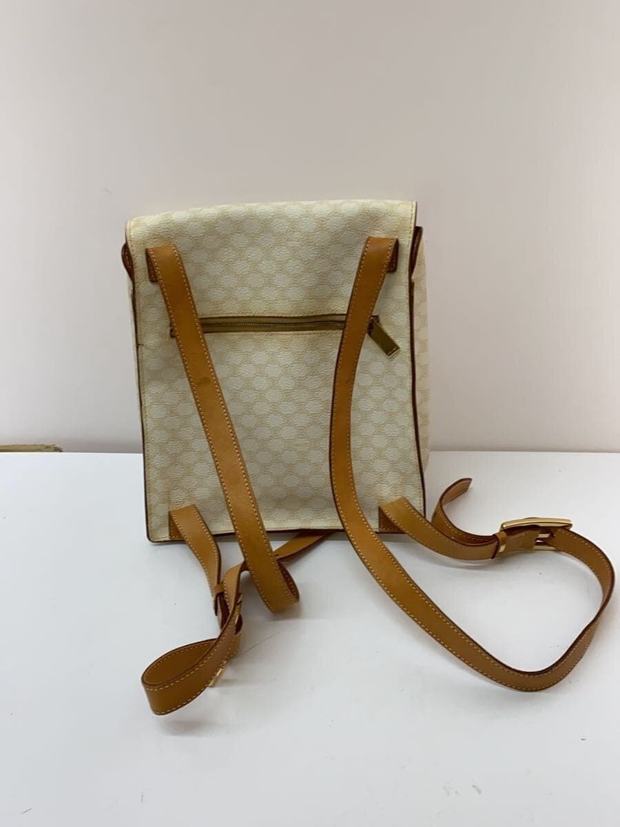 CELINE Backpack PVC WHT All Over Pattern Macadam Pattern 3