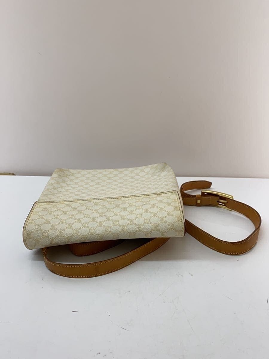 CELINE Backpack PVC WHT All Over Pattern Macadam Pattern 4