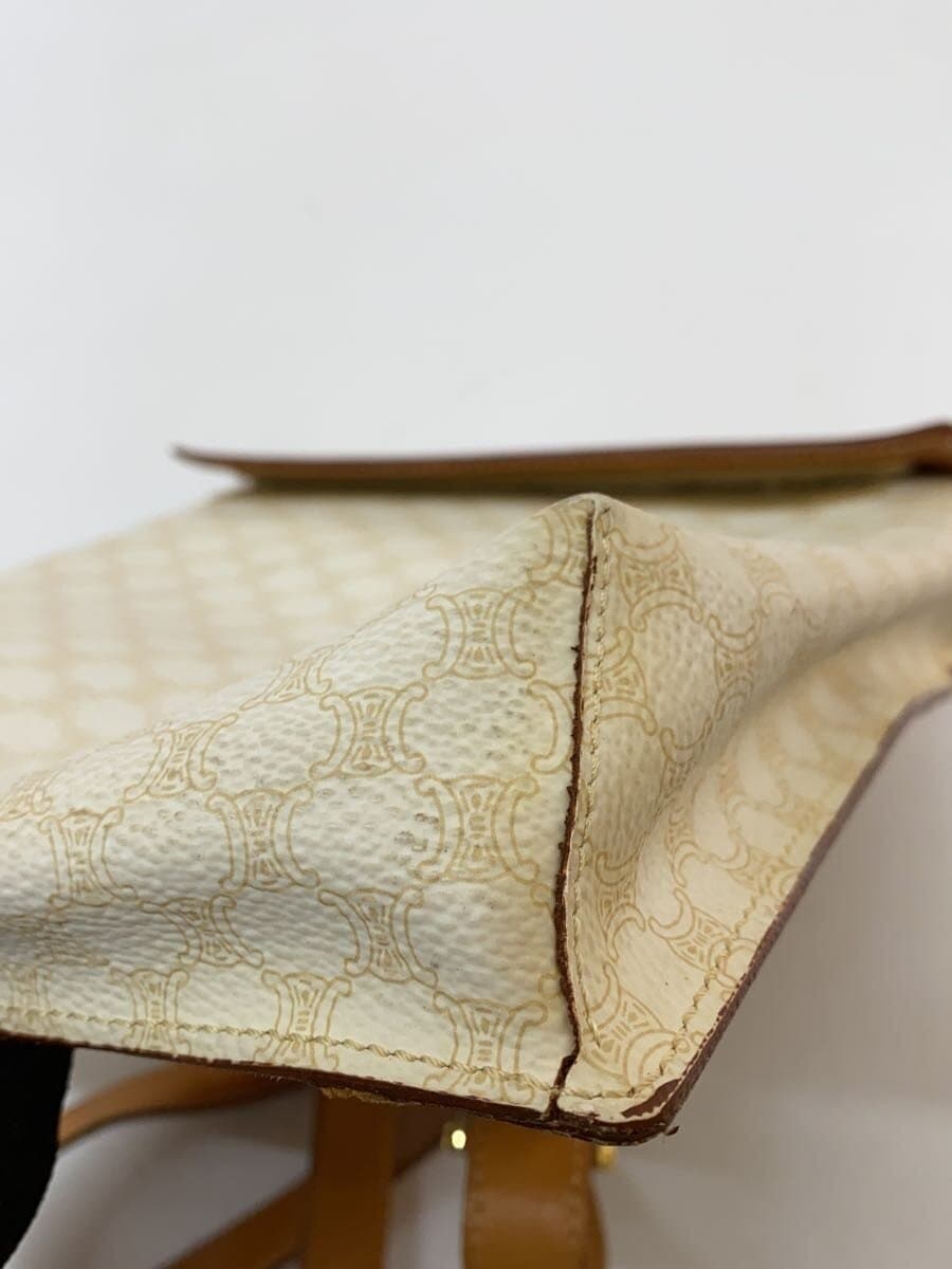 CELINE Backpack PVC WHT All Over Pattern Macadam Pattern 9