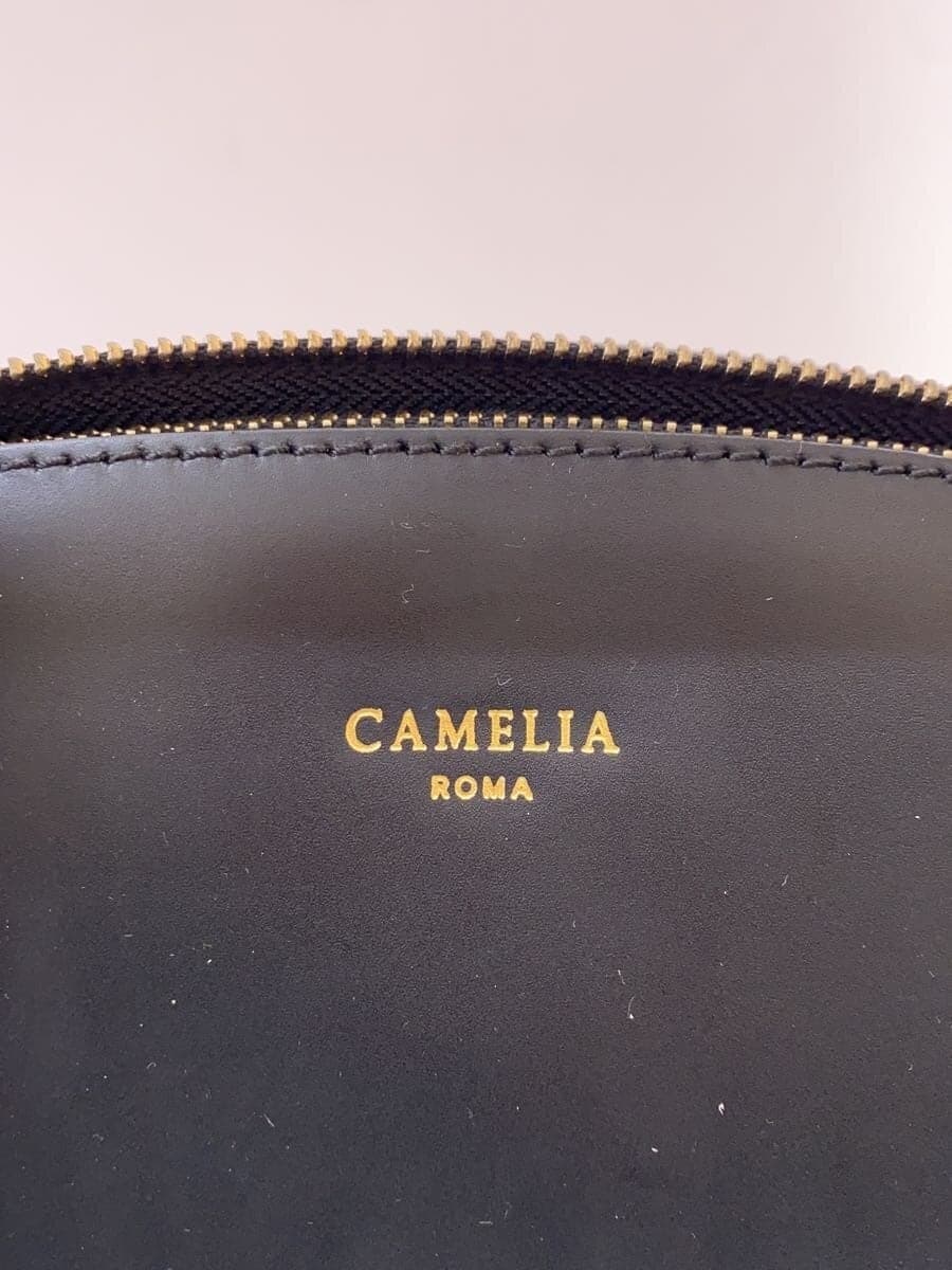 CAMELIA ROMA Shoulder Bag Leather BLK 5