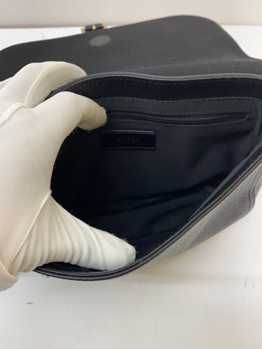 FURLA Urania Shoulder Bag BLK Solid WB00448 6