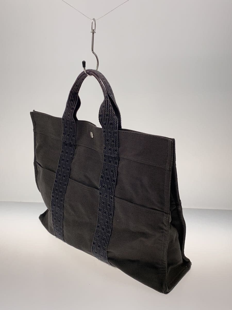 HERMES Air Line Tote Bag GRY All Over Pattern 2