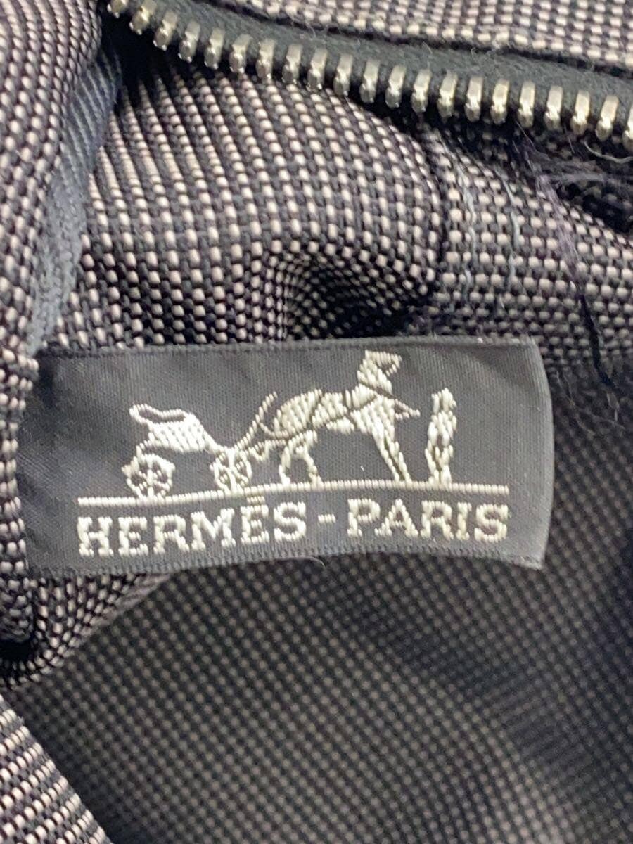 HERMES Air Line Tote Bag GRY All Over Pattern 5