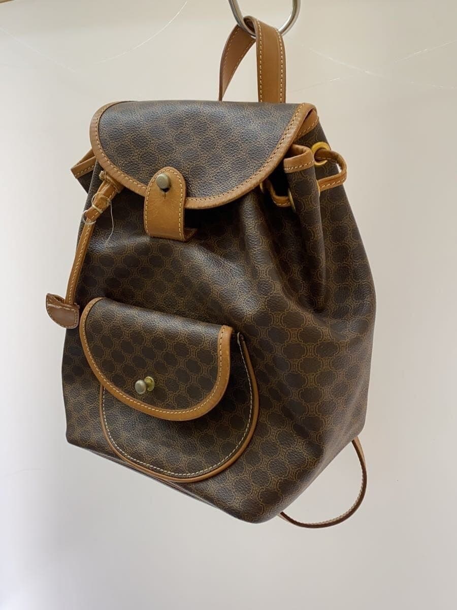 CELINE Macadam Pattern Backpack BRW 2