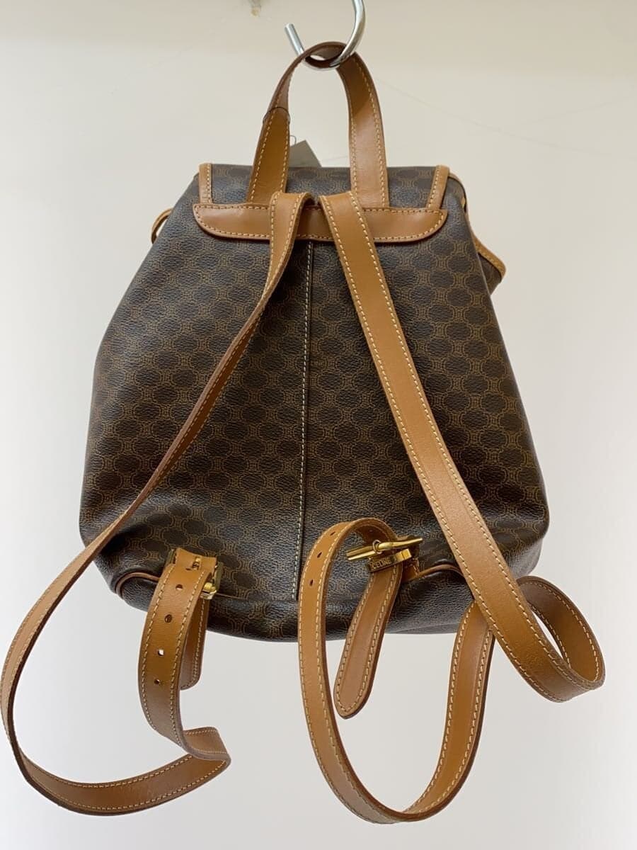 CELINE Macadam Pattern Backpack BRW 3