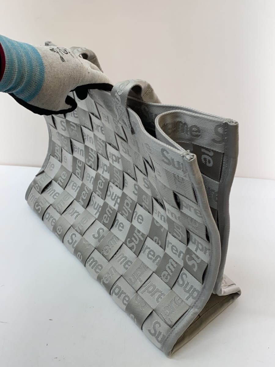 Supreme24SS WOVEN TOTE BAG Tote Bag GRY 2