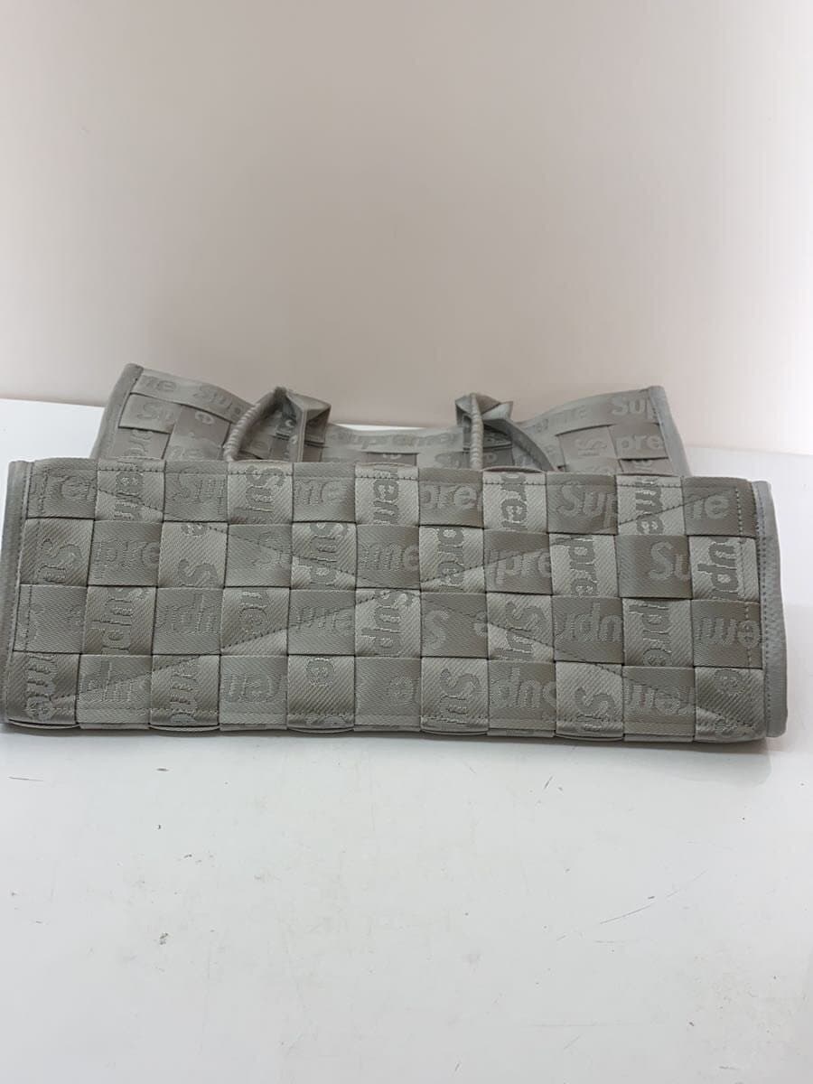 Supreme24SS WOVEN TOTE BAG Tote Bag GRY 4