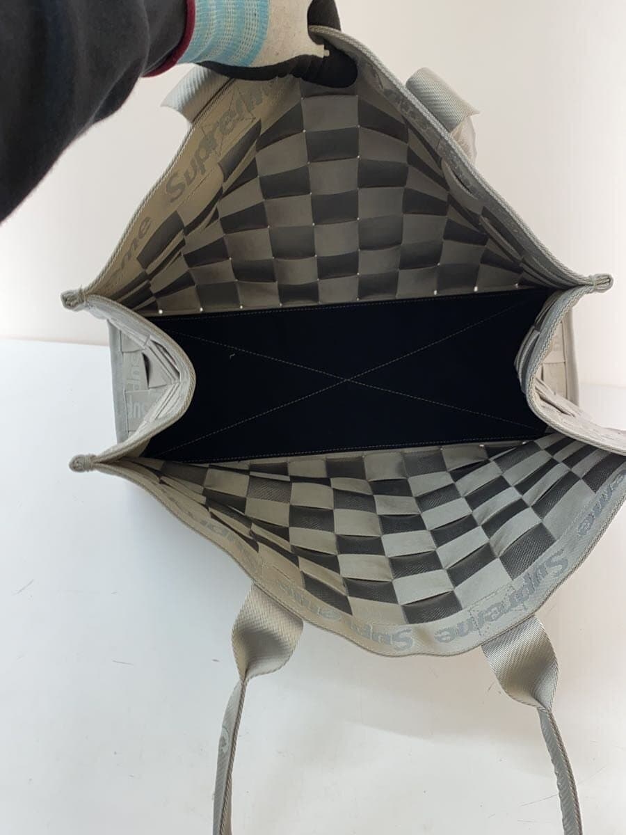 Supreme24SS WOVEN TOTE BAG Tote Bag GRY 5