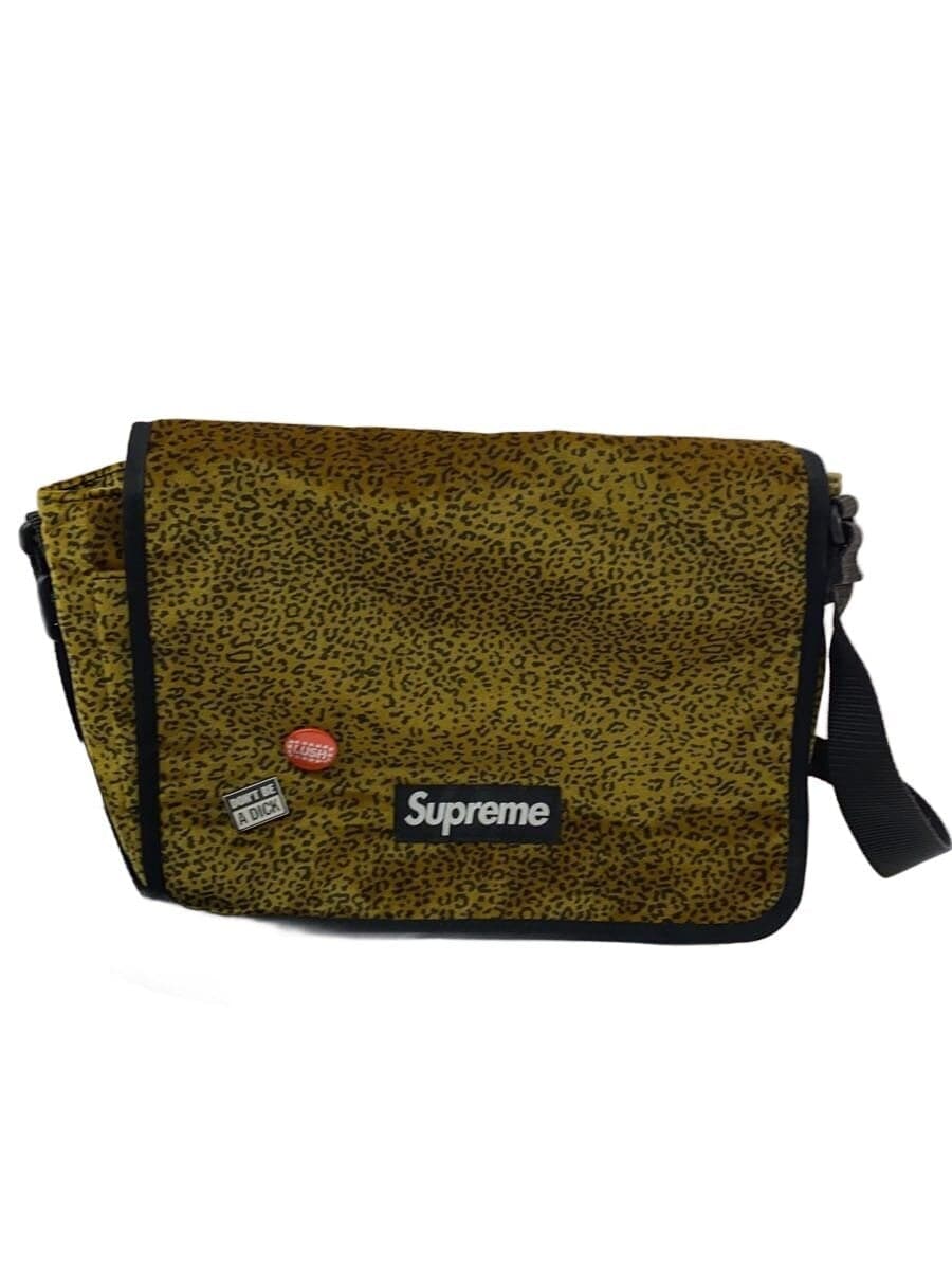 Supreme Valvet Small Messenger Bag Shoulder Bag Polyester YLW Leopard