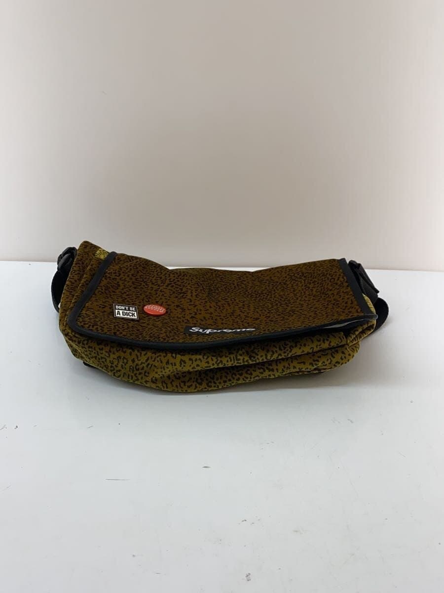 Supreme Valvet Small Messenger Bag Shoulder Bag Polyester YLW Leopard 4