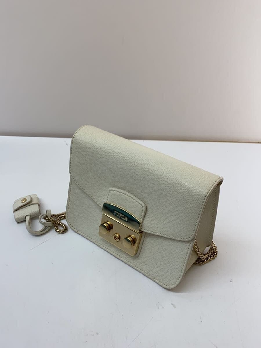 FURLA Metro Police Shoulder Bag WHT 2