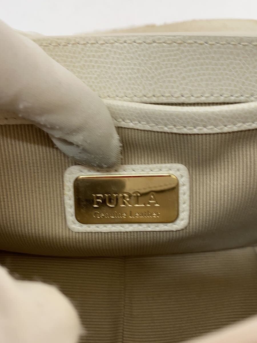 FURLA Metro Police Shoulder Bag WHT 5