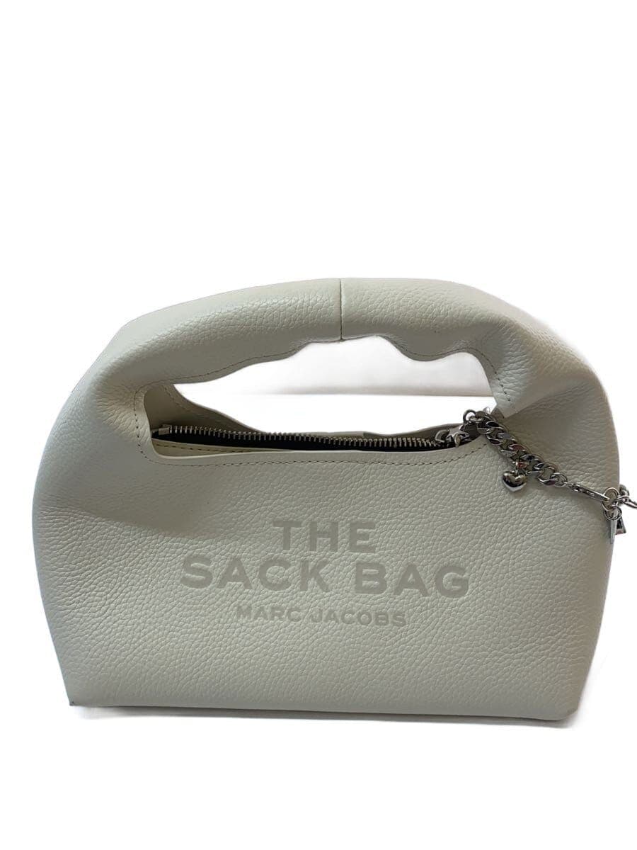 MARC BY MARC JACOBS The Sack Bag Handbag Leather WHT 2F3HSH020H01