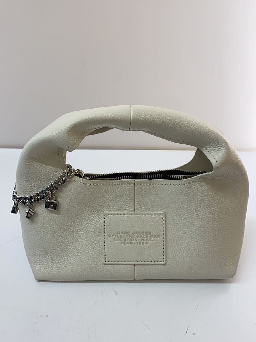 MARC BY MARC JACOBS The Sack Bag Handbag Leather WHT 2F3HSH020H01 3