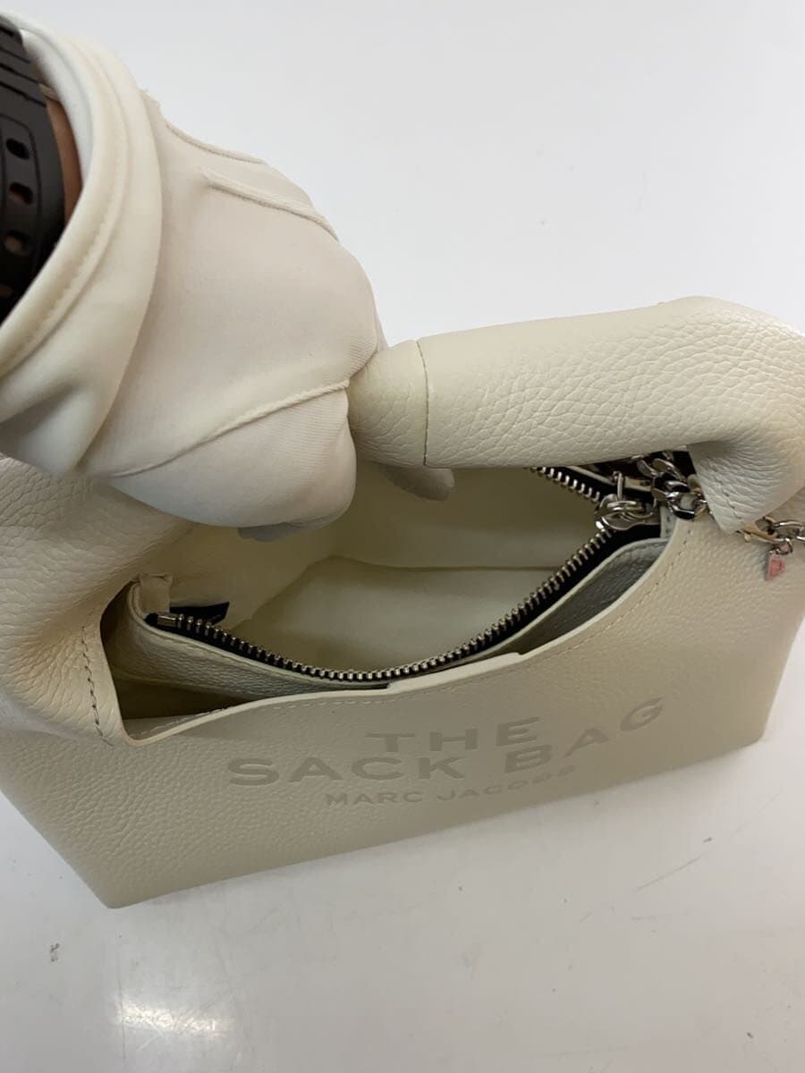 MARC BY MARC JACOBS The Sack Bag Handbag Leather WHT 2F3HSH020H01 6