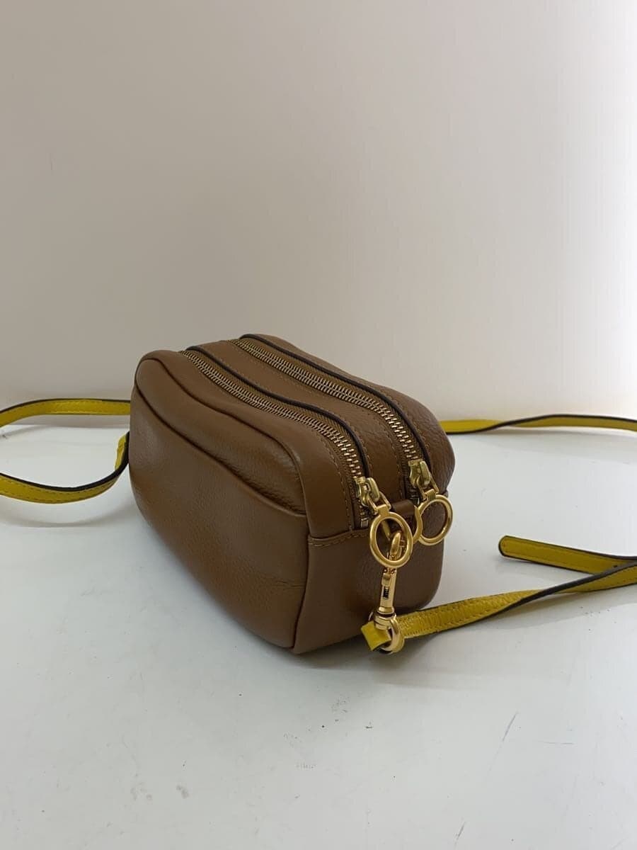 TORY BURCH Perry Bombe Shoulder Bag Leather BEG 2