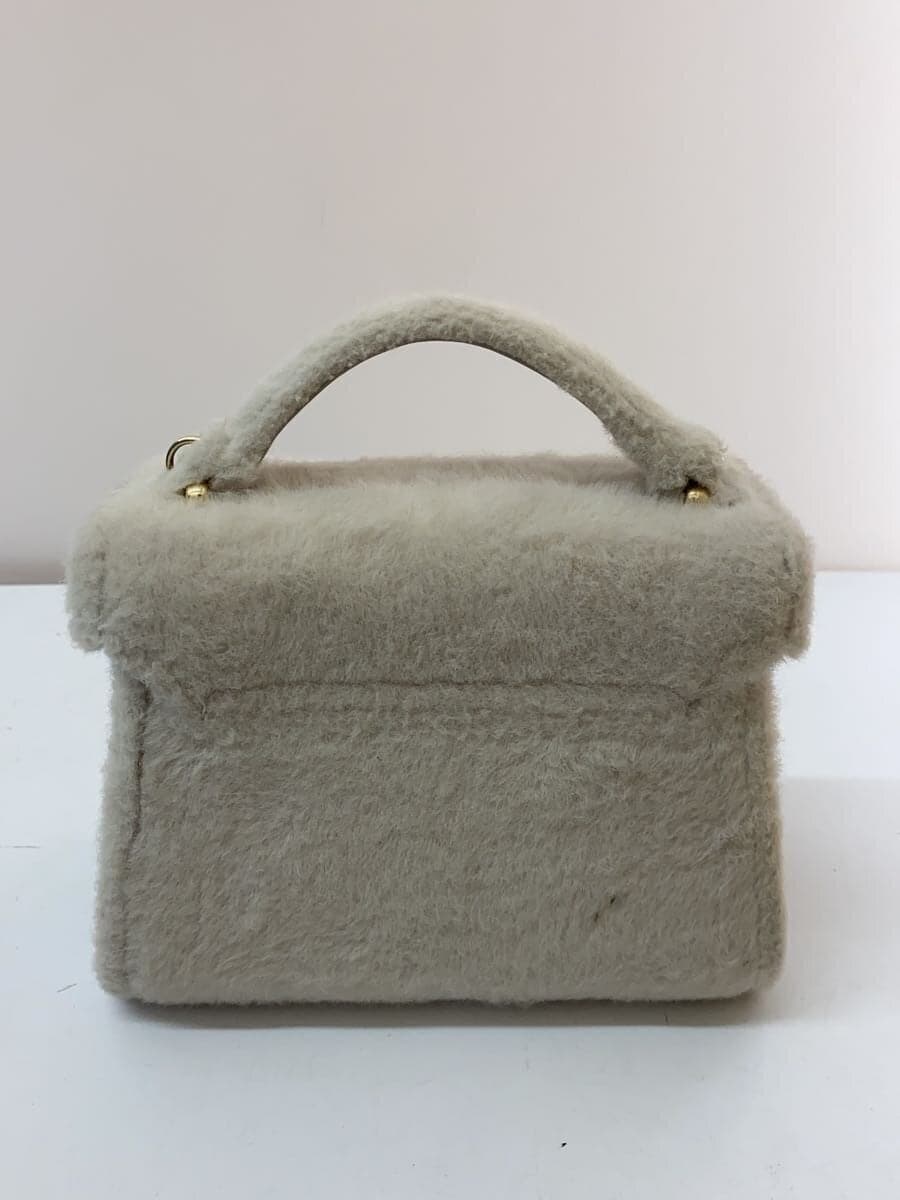 CELFORD Bejeweled Studded Fur Pochette Handbag Fur Beige CWGB244510 3