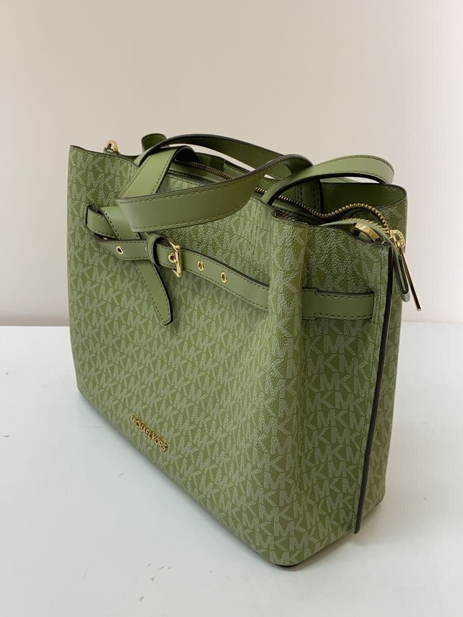 MICHAEL KORS Shoulder Bag -- GRN All Over Pattern 35F0GU5S3B 2