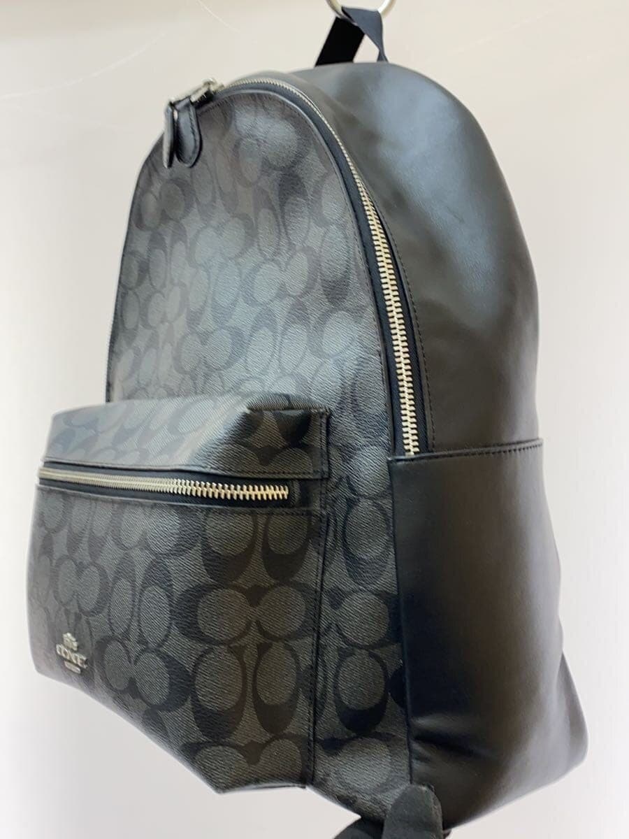 COACH Signature Backpack -- BLK f58314 2