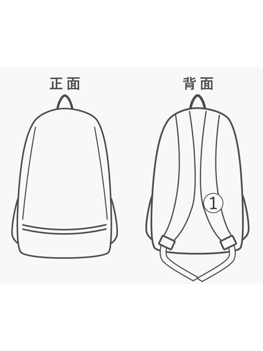 GREGORY Backpack Polyester BLK 8