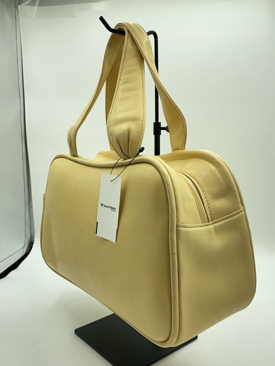 Kitamura Handbag Leather YLW Solid 2