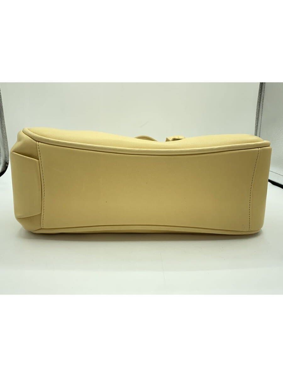 Kitamura Handbag Leather YLW Solid 4