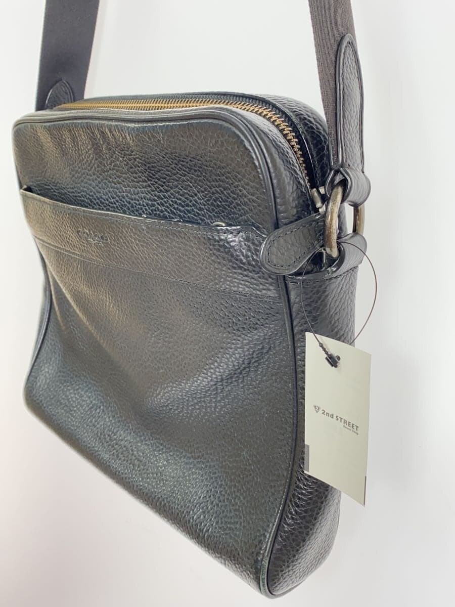 COACH Shoulder Bag Leather BLK F24876 2