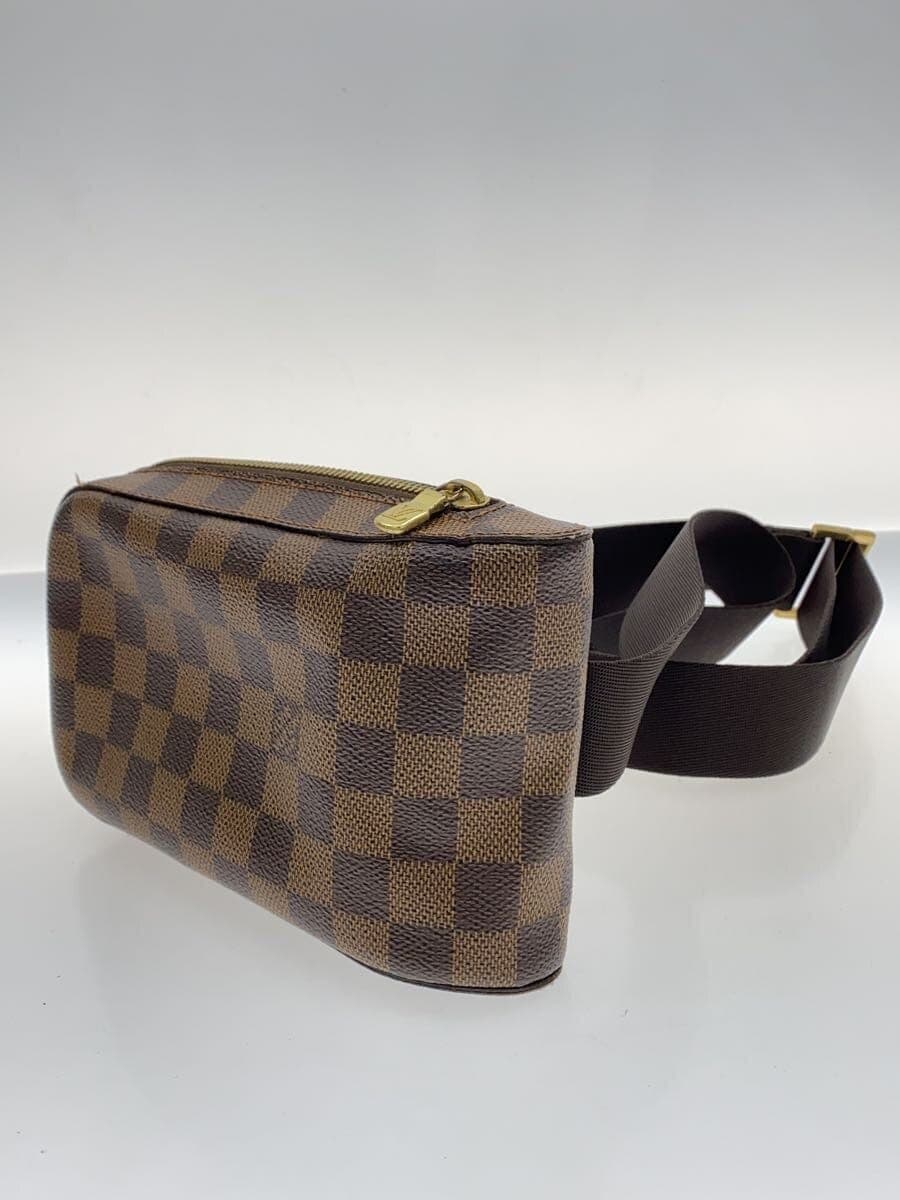 LOUIS VUITTON Geronimos Damier Ebene PVC BRW All-over pattern Crack near side 2