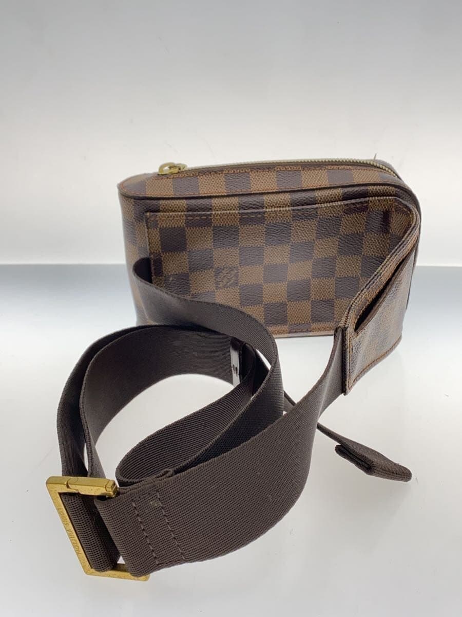 LOUIS VUITTON Geronimos Damier Ebene PVC BRW All-over pattern Crack near side 3