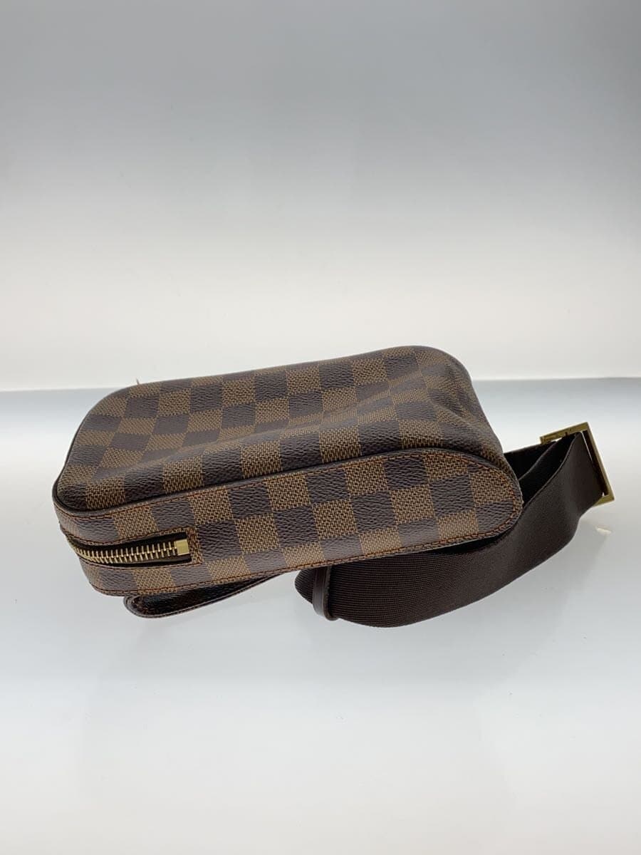 LOUIS VUITTON Geronimos Damier Ebene PVC BRW All-over pattern Crack near side 4