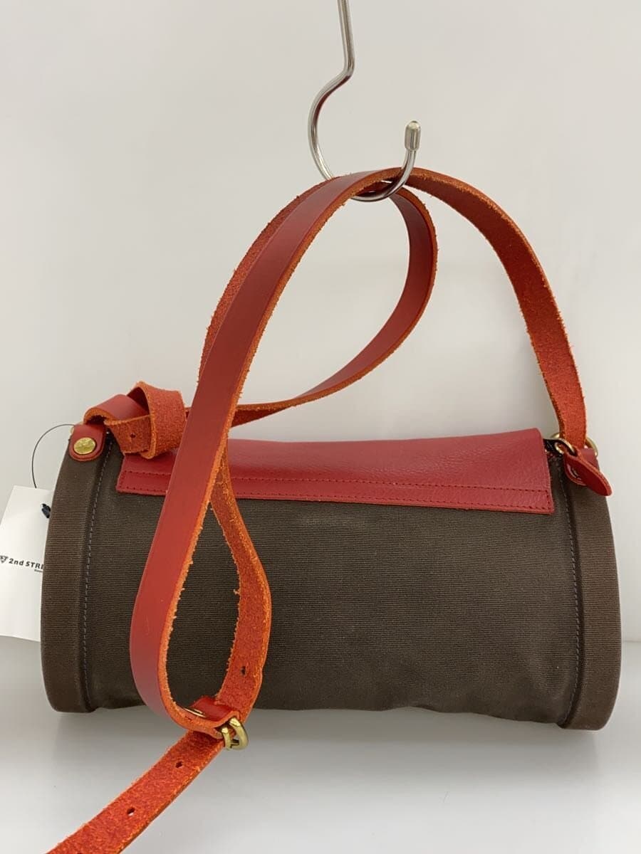 IL BISONTE Shoulder Bag Leather RED 3