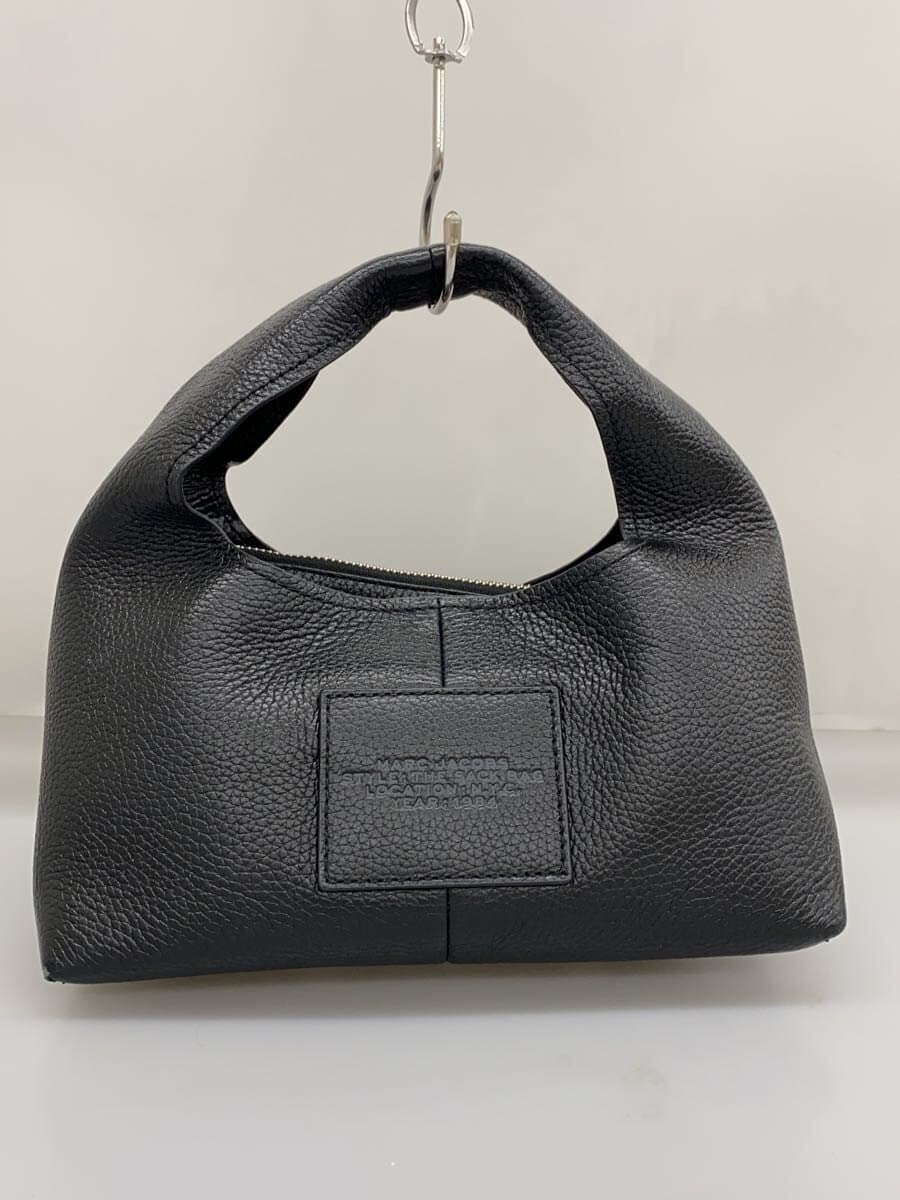 MARC JACOBS24AW THE LETEAR SACK BAG MINI Sack Bag Tote Bag BLK 3