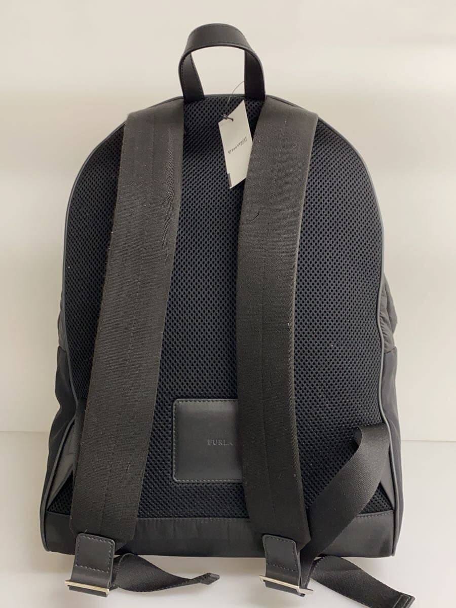 FURLA Backpack BLK Stripe 3
